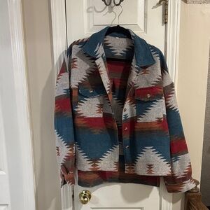Southwestern Patterned Jacket